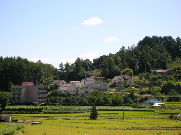 송학전원마을 앞면